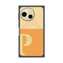 プレミアムスクエアケース with SnapMag［ オリジナル - initial two tone - P orange ］