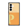 プレミアムスクエアケース with SnapMag［ オリジナル - initial two tone - P orange ］