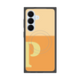プレミアムスクエアケース with SnapMag［ オリジナル - initial two tone - P orange ］