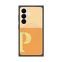 プレミアムスクエアケース with SnapMag［ オリジナル - initial two tone - P orange ］