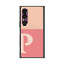 プレミアムスクエアケース with SnapMag［ オリジナル - initial two tone - P pink ］