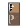 プレミアムスクエアケース with SnapMag［ オリジナル - initial two tone - P brown ］