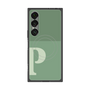 プレミアムスクエアケース with SnapMag［ オリジナル - initial two tone - P green ］