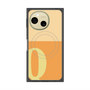 プレミアムスクエアケース with SnapMag［ オリジナル - initial two tone - Q orange ］