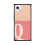 プレミアムスクエアケース with SnapMag［ オリジナル - initial two tone - Q pink ］