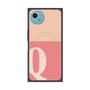 プレミアムスクエアケース with SnapMag［ オリジナル - initial two tone - Q pink ］