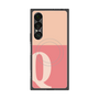 プレミアムスクエアケース with SnapMag［ オリジナル - initial two tone - Q pink ］