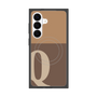 プレミアムスクエアケース with SnapMag［ オリジナル - initial two tone - Q brown ］