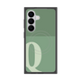 プレミアムスクエアケース with SnapMag［ オリジナル - initial two tone - Q green ］