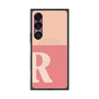 プレミアムスクエアケース with SnapMag［ オリジナル - initial two tone - R pink ］
