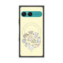 プレミアムスクエアケース with SnapMag［ こんにちは、いぬです - みんなそろって - ベージュ ］