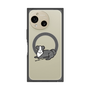 プレミアムスクエアケース with SnapMag［ オリジナル - CASEPLAYイヌ - border collie ］