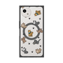 プレミアムスクエアケース with SnapMag［ オリジナル - CASEPLAYイヌ総柄 - color ］