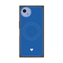 プレミアムスクエアケース with SnapMag［ オリジナル - 推し色ハート - ブルー ］