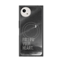 プレミアムスクエアケース with SnapMag［ オリジナル - ドットオーバーレイ - FOLLOW YOUR HEART/B ］