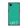 プレミアムスクエアケース with SnapMag［ オリジナル - ENFJ 主人公 - アルファベット - グリーン ］