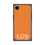 プレミアムスクエアケース with SnapMag［ オリジナル - ESTP 起業家 - アルファベット - オレンジ ］