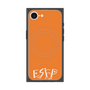プレミアムスクエアケース with SnapMag［ オリジナル - ESFP エンターテイナー - アルファベット - オレンジ ］