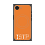プレミアムスクエアケース with SnapMag［ オリジナル - ISTP 巨匠 - アルファベット - オレンジ ］