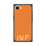 プレミアムスクエアケース with SnapMag［ オリジナル - ISFP 冒険家 - アルファベット - オレンジ ］
