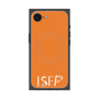 プレミアムスクエアケース with SnapMag［ オリジナル - ISFP 冒険家 - アルファベット - オレンジ ］