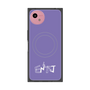 プレミアムスクエアケース with SnapMag［ オリジナル - ENTJ 指揮官 - アルファベット - パープル ］