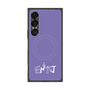 プレミアムスクエアケース with SnapMag［ オリジナル - ENTJ 指揮官 - アルファベット - パープル ］