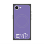 プレミアムスクエアケース with SnapMag［ オリジナル - ENTP 討論者 - アルファベット - パープル ］
