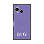 プレミアムスクエアケース with SnapMag［ オリジナル - INTJ 建築家 - アルファベット - パープル ］