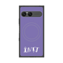 プレミアムスクエアケース with SnapMag［ オリジナル - INTJ 建築家 - アルファベット - パープル ］