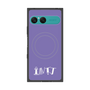 プレミアムスクエアケース with SnapMag［ オリジナル - INTJ 建築家 - アルファベット - パープル ］