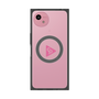 プレミアムスクエアケース with SnapMag［ オリジナル - caseplayロゴ - ピンク/C ］