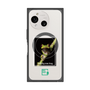 プレミアムスクエアケース with SnapMag［ Green Future Project - Gliding tree frog ］
