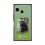 プレミアムスクエアケース with SnapMag［ Green Future Project - Black-mantled Tamarin ］