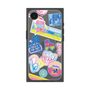 プレミアムスクエアケース with SnapMag［ Barbie - ステッカー ］