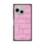 プレミアムスクエアケース with SnapMag［ Barbie - ロゴパターン3 ］