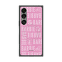 プレミアムスクエアケース with SnapMag［ Barbie - ロゴパターン3 ］