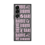 プレミアムスクエアケース with SnapMag［ Barbie - ロゴパターン3 - クリア ］