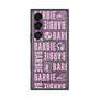 プレミアムスクエアケース with SnapMag［ Barbie - ロゴパターン3 - クリア ］