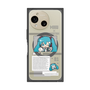 プレミアムスクエアケース with SnapMag［ しろたん×初音ミク - 初音ミク - インフォグラフィック ］