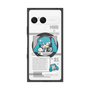 プレミアムスクエアケース with SnapMag［ しろたん×初音ミク - 初音ミク - インフォグラフィック ］