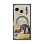 プレミアムスクエアケース with SnapMag［ ヴィレッジヴァンガードダイナー - チョコレート&クリームチーズパンケーキ ］