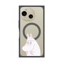 プレミアムスクエアケース with SnapMag［ MOOMIN - Fearful face ］