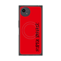 プレミアムスクエアケース with SnapMag［ SUPER PRIVATE - ロゴ - Red&Black ］