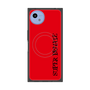 プレミアムスクエアケース with SnapMag［ SUPER PRIVATE - ロゴ - Red&Black ］