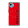 プレミアムスクエアケース with SnapMag［ SUPER PRIVATE - ロゴ - Red&Black ］