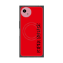 プレミアムスクエアケース with SnapMag［ SUPER PRIVATE - ロゴ - Red&Black ］