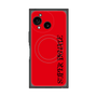 プレミアムスクエアケース with SnapMag［ SUPER PRIVATE - ロゴ - Red&Black ］