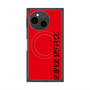プレミアムスクエアケース with SnapMag［ SUPER PRIVATE - ロゴ - Red&Black ］