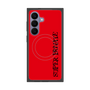 プレミアムスクエアケース with SnapMag［ SUPER PRIVATE - ロゴ - Red&Black ］